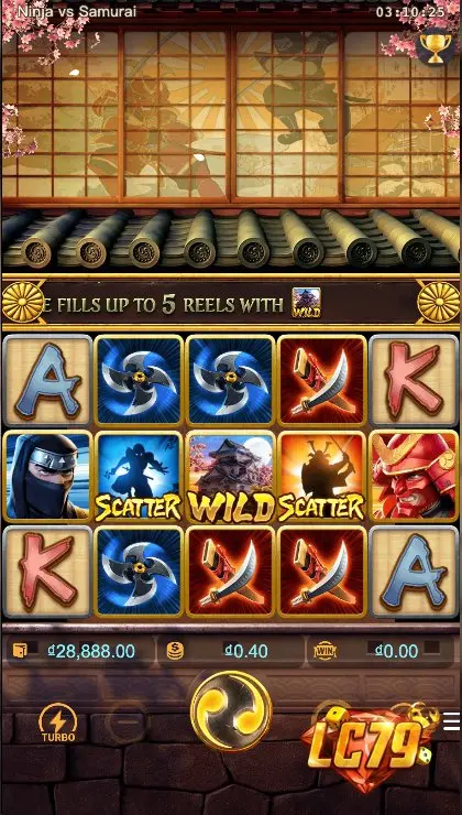 Ninja Vs Samurai — ảnh màn hình