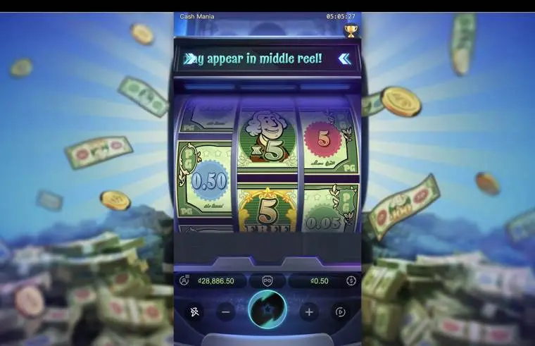 Ảnh bảng biểu tượng & tính năng game Cash Mania (slot PG) chơi tại LC79