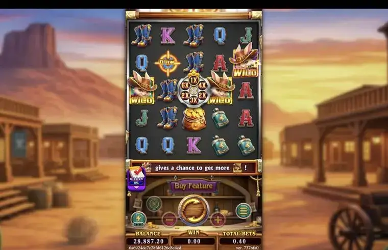 Ảnh màn hình gameplay game REVOLVER HARE (slot FC) chơi tại LC79