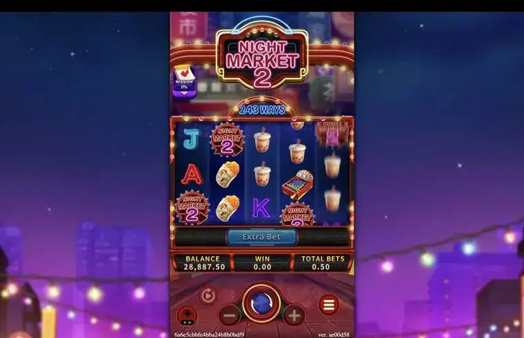 Ảnh màn hình gameplay game cách chơi night market 2 lc79 (slot) chơi tại LC79