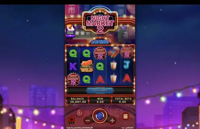 Ảnh bảng biểu tượng & tính năng game cách chơi night market 2 lc79 (slot) chơi tại LC79