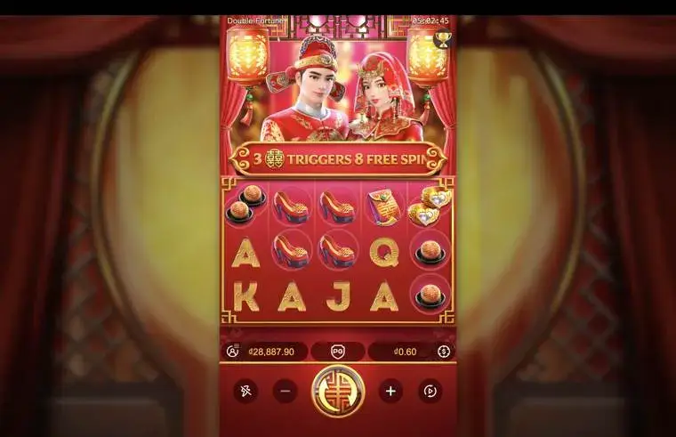 Ảnh màn hình gameplay game Double Fortune (slot PG) chơi tại LC79