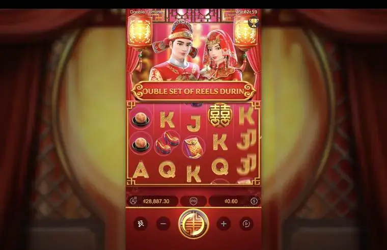 Ảnh bảng biểu tượng & tính năng game Double Fortune (slot PG) chơi tại LC79