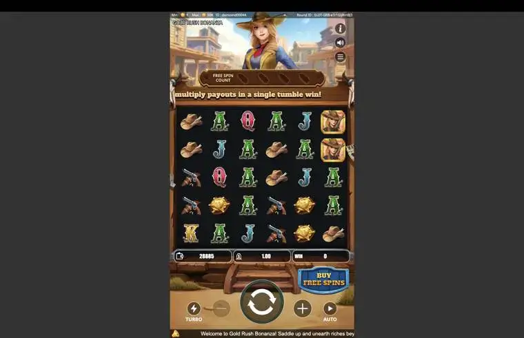 Ảnh bảng biểu tượng & tính năng game GOLD RUSH BONANZA (Kingmidas #) (slot) chơi tại LC79