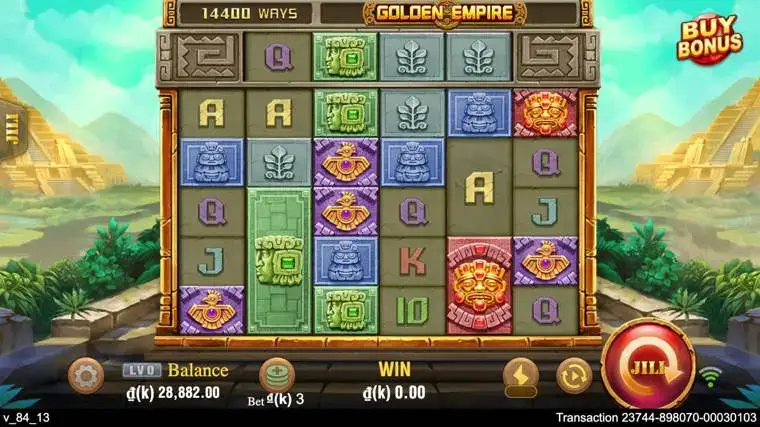 Ảnh bảng biểu tượng & tính năng game Golden Empire (slot JILI) chơi tại LC79