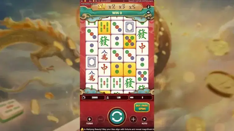 Ảnh bảng biểu tượng & tính năng game Mahjong Beauty (Kingmidas #) (slot) chơi tại LC79