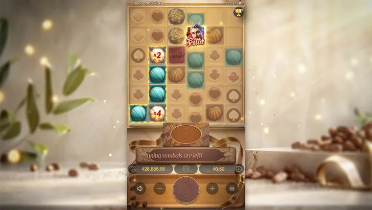 Ảnh bảng biểu tượng & tính năng game Chocolate Deluxe (slot PG) chơi tại LC79