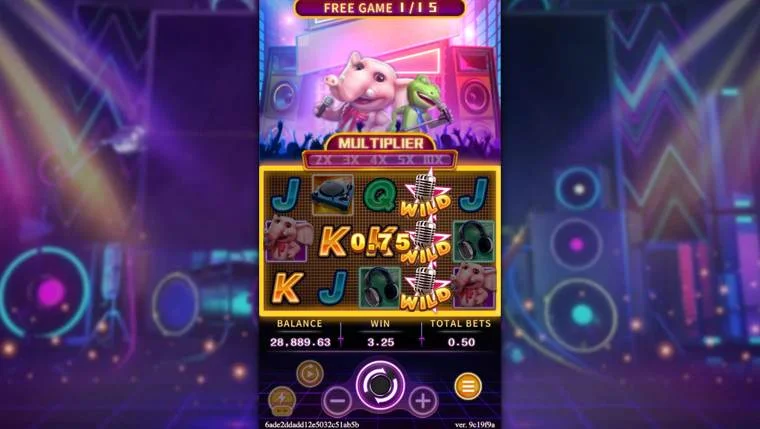 Ảnh màn hình gameplay game DA LE MEN (slot FC) chơi tại LC79