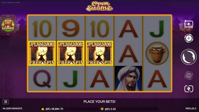 Ảnh giao diện chính game Open Sesame (slot JDB) chơi tại LC79